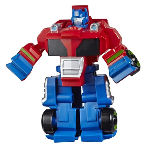 Buy TransformersRescue Bots Academy Optimus Prime Converting Toy, 4.5 ...