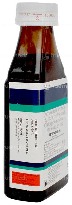 Grilinctus Dx 2/10 MG Syrup 100 ML | Order Grilinctus Dx 2/10 MG Syrup ...