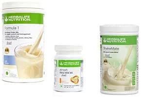Herbalife Nutrition Formula 1 Shake Kulfi + Shake Mate -Vanilla ...