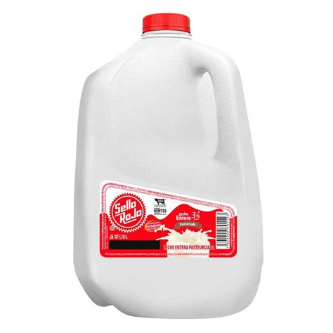 LECHE ENTERA 1 GALON SELLO ROJO - Merkabastos