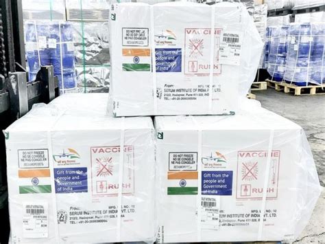 Consignment of Made in India COVID-19 vaccines airlifted for Guyana ...