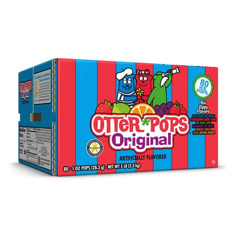 Ice Pops in Original Flavors - 80 ct/ 1 oz. | Otter Pops