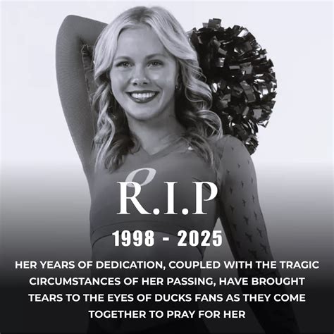 A longtime Oregon Ducks cheerleader who served Ducks fans for many years has lost her life at ...