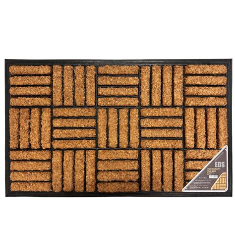EDS Coco Coir Door Mat with Rubber Backing Floor Mat Outdoor Mat Heavy ...