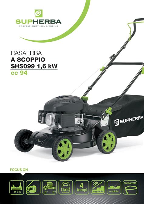 Acquista online RASAERBA SEMOVENTE A SCOPPIO SHS099 4T  