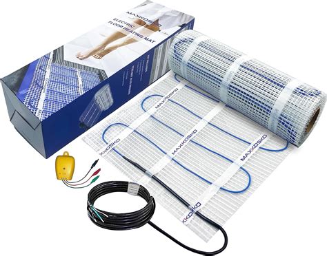 Electric Heated Floor Mat Kit, Underfloor Radiant Heating System for ...