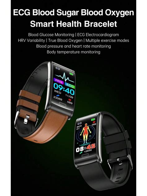 LORDWEY E600 ECG Smart Watch Mannen Niet-invasieve Bloedglucose ...