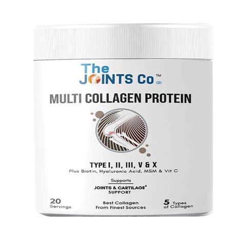 The Joints Co. Multi Collagen Type I,II,III,V & X Protein Powder with ...