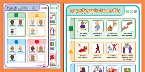 Twinkl Symbols: Areas of Self-Regulation Individual Toolkit