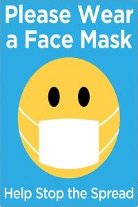 Safety posters - Precautions - "Wear a Face Mask"|Posters for Hospitals ...