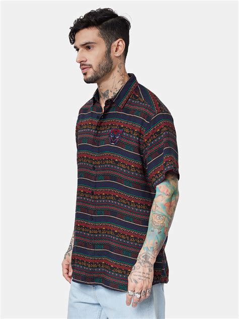 Buy The Souled Store Official Black Panther Tribal Pattern Summer ...