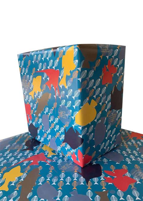 Get Multi Fish Graphic Theme Wrapping Paper at ₹ 500 | LBB Shop