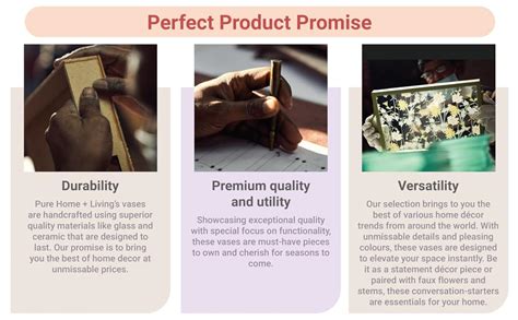 Buy PURE HOME + LIVING Pure Home and Living Ceramic Elegant Vase ...