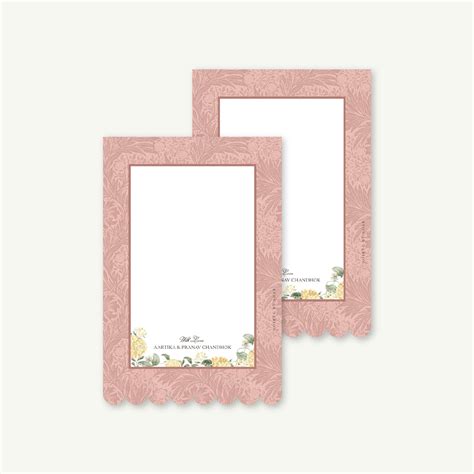 Pastel Peach Fleur Amour Note Cards – Soirée by Soar