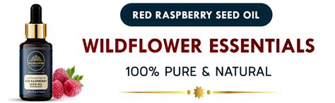 Buy Wildflower Essentials 100% Pure Red Raspberry Seed Oil (Rubus ...