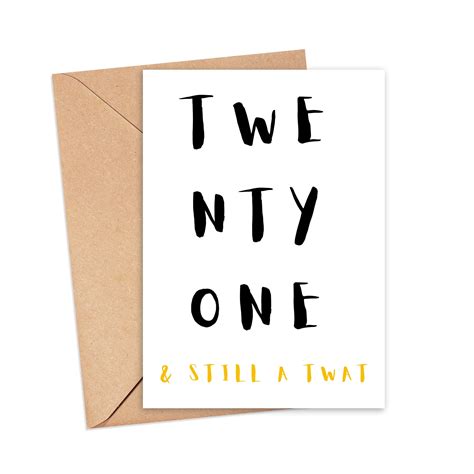 21st Birthday Card Funny Joke for 21 Year Old - Etsy Canada