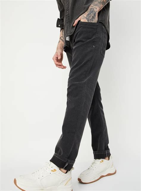 Buy Men Solid Regular Fit Jeans Online at just Rs. 699.0 ...