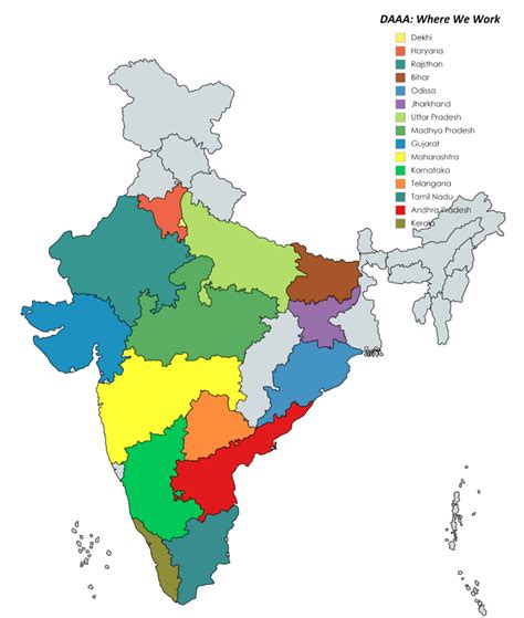 DAAA – Where We Work – National Campaign on Dalit Human Rights
