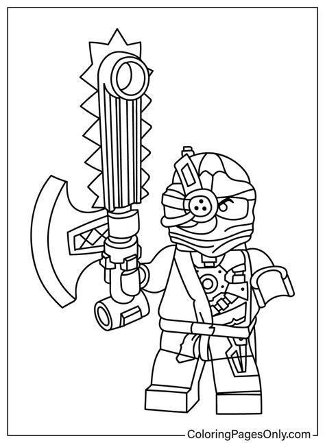 Ninjago Ship Coloring Page