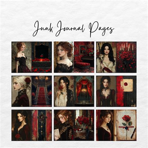 Vamp Romantic Junk Journal Kit,
