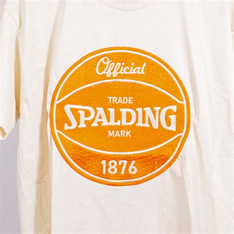 T-shirt T-SHIRT SPALDING BASKETBALL NATURAL | Spalding 1876