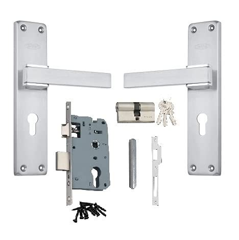 Spider Stainless Steel/Zinc Alloy Mortice Key Lock Complete Set Size ...