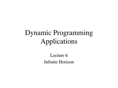 Image result for Dynamic Programming Applications