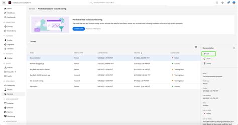 在Real-Time CDP B2B中管理預測性銷售線索和帳戶評分 | Adobe Real-Time Customer Data Platform