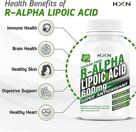 HA R-Alpha Lipoic Acid 600mg, R-ALA with Omega-3, India | Ubuy