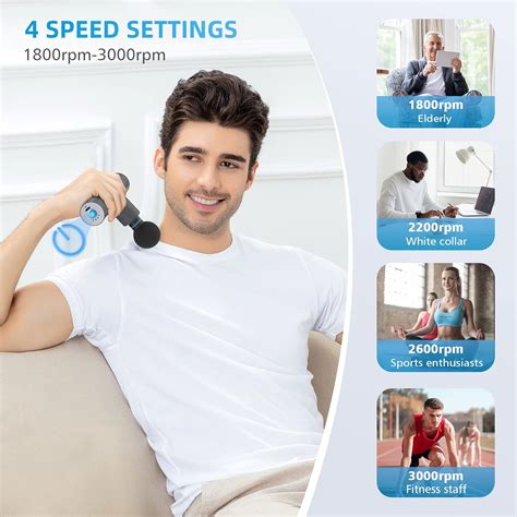 Buy Comfier Mini Massage Gun,Upgrade Pocket Sized Percussion Muscle ...