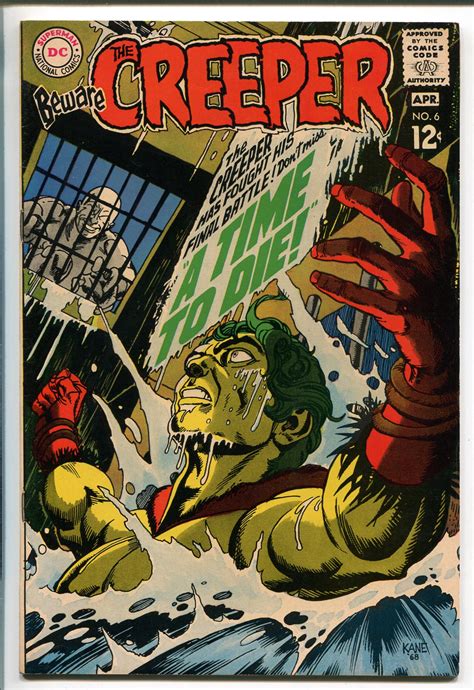 BEWARE THE CREEPER #6 1969-DC COMICS-STEVE DITKO ART-GIL KANE COVER-VF+ ...