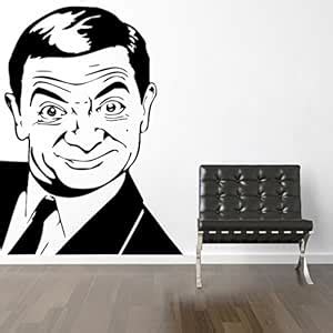 DECOR Kafe Home Decor Mr. Bean Wall Sticker, Wall Sticker for Bedroom ...