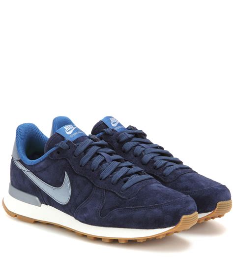 Nike Internationalist Suede Sneakers in Blue - Lyst
