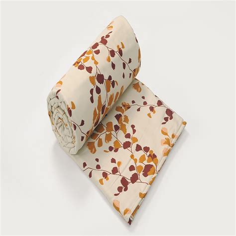 Buy SWAYAM Floral Cotton Single Bed Dohar from Swayam at just INR 2499.0