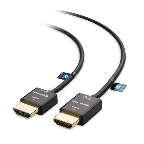 Amazon.in: Buy Cable Matters Ultra Slim HDMI Cable with RedMere ...