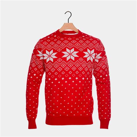 Classic Red Ugly Christmas Sweater with Stars – Ugly Christmas Sweaters