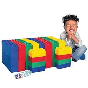 BiggoBlocks Big Blocks for Kids Ages 4-8, Indoor & Outdoor Blocks for ...