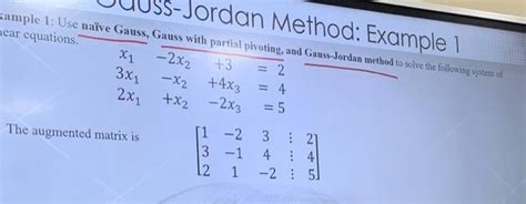Image result for Gauss Jordan Method Examples
