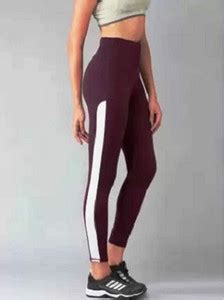 JYOTICOLLETION Color Block Women Maroon, White Tights - Buy ...