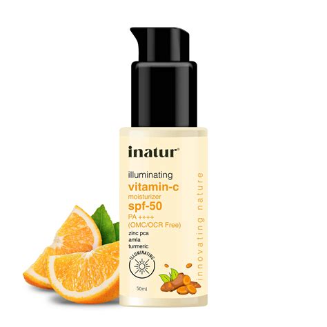 Buy Vitamin C Sunscreen with SPF50 | inatur – Inatur