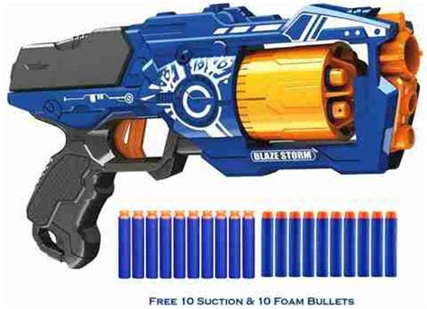 Magicwand Foam Blaster Barrel Gun with 20 Bullets Guns & Darts - Foam ...
