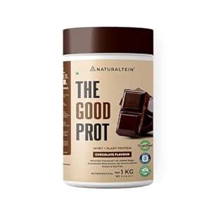 NATURALTEIN The Good Prot 1 kg (Chocolate) | 22g Protein Per Serving ...