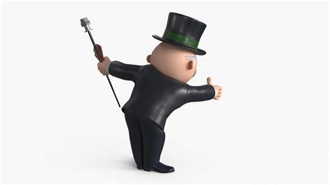 Mr Monopoly Handshake Pose for 3D Print 3D model | 3D Molier International