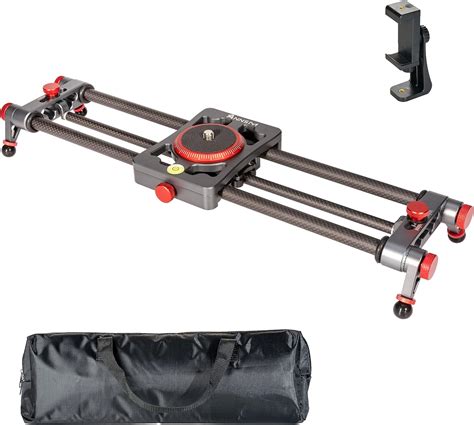 Buy ANNSM 16 inches40CM Mini Camera Slider Carbon Fiber with Face ...