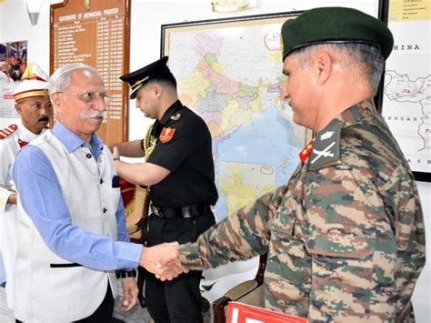 GOC 56 Infantry Division calls on Arunachal Pradesh Governor