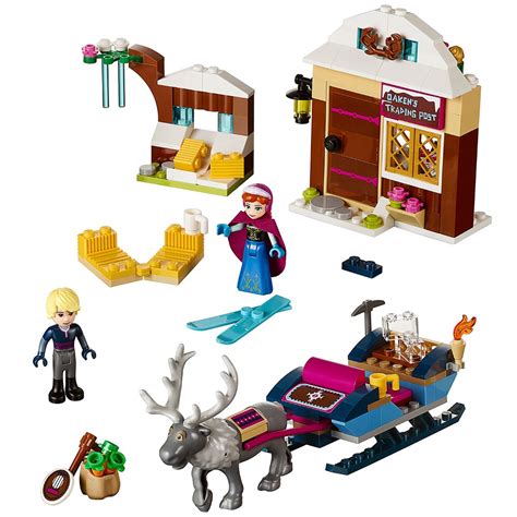 Lego Disney Anna and Kristoff's Sleigh Adventure Building Kit, Multi ...