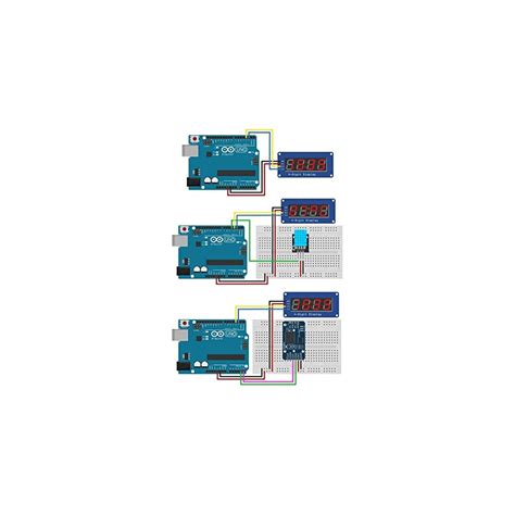 Botzi [5 pcs] 4 Digit 7 Segment Digital Tube LED Display India | Ubuy
