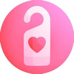 Door hanger - Free love and romance icons
