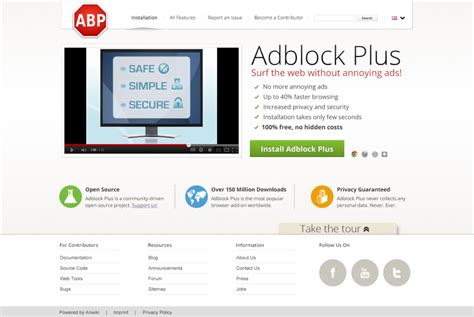 Adblock Plus - Free Ad Blocker for Chrome