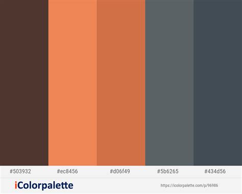 burnt sienna color palette - Tantalizingly Weblog Slideshow